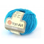 Włoczka Jeans Yarn Art kolor  turkus 55